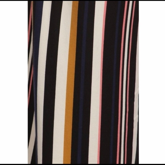 DISCOUNT SHIPPING Striped Palazzo Multicolor Pant - Picture 4 of 4